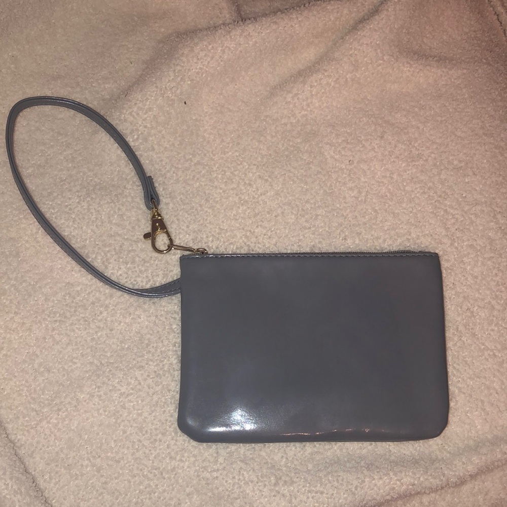 Gray wristlet